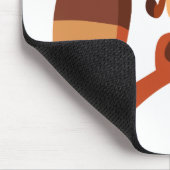 "Komende!" Cute Cartoon Kangaroo Mousepad Muismat (Hoek)