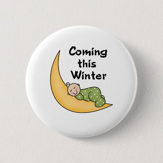 Komende deze winter  ronde button 5,7 cm (Voorkant)