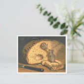 "Komende door de Rogge" Muizen in Brood Briefkaart (Staand voorkant)