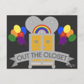 Komende Gay Party Celebration Briefkaart (Achterkant)