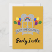 Komende Gay Party Celebration Kaart (Voorkant)