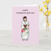 Komende Ouderddag Japan Kaart (Gele Bloem)