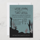 Komende partij brengt uitnodiging van Brains Zombi (Voorkant)