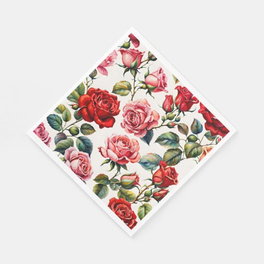 Komende Rozen: Feestservet Servet (Hoek)