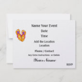 Komende zomer - Afstuderen - Réunion - SRF Kaart (Achterkant)