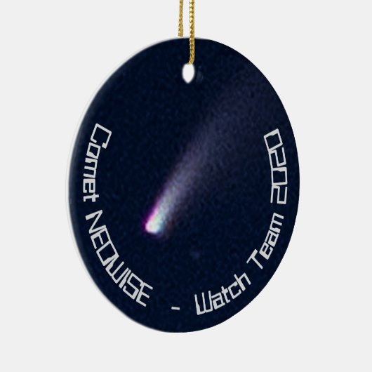Komet NEOWISE Watch Team 2020 Keramisch Ornament (Rechts)