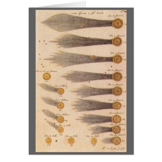 Kometen van Stanislaw Lubieniecki,  sterrenkunde (Voorkant)
