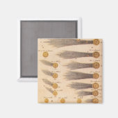 Kometen van Stanislaw Lubieniecki, sterrenkunde Magneet (Voorkant / Achterkant)