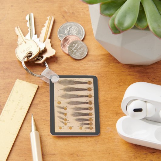 Kometen van Stanislaw Lubieniecki, sterrenkunde Sleutelhanger (Bureau)