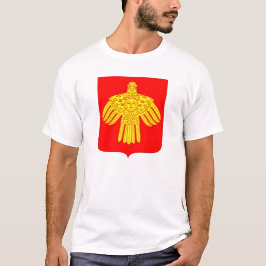 Komi - republiek Wapenmunt T-shirt (Voorkant)
