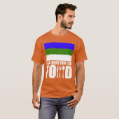 Komi souvenir eten reis grappig t-shirt (Voorkant volledig)