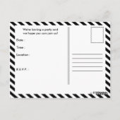 komiek zeepbel briefkaart (Achterkant)