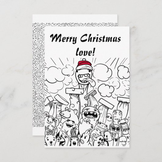 Komisch Bedankkaart (Voorkant / Achterkant)