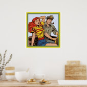  komisch paar poster (Keuken)