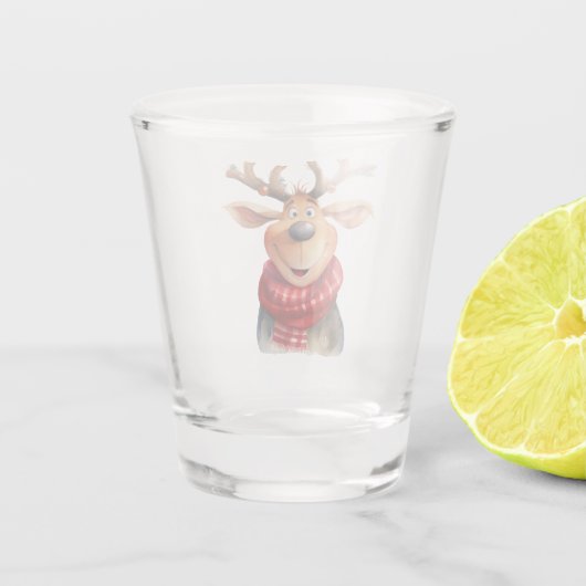 Komisch rendiershotglas shot glas (Achterkant)