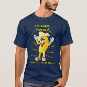 Komische banaan grapt: "Ik ga bananen!" grappig T-shirt (Voorkant)