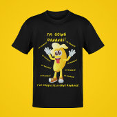 Komische banaan grapt: "Ik ga bananen!" grappig T-shirt