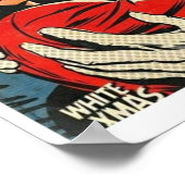 komische cover zwarte spiegel, 90s pop kunst geeft poster (Hoek)