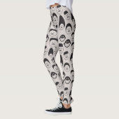 komische gezichten leggings (Links)