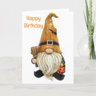 KOMISCHE GNOME JE *80STE* VERJAARDAG KAART