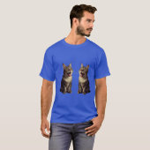 komische kat t-shirt (Voorkant volledig)