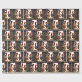 Komische kippen met eieren cadeaupapier (Vlak)