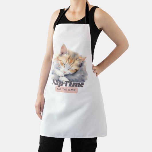 Komische kitten cadeaus voor kattenmoeders schort (Insitu)