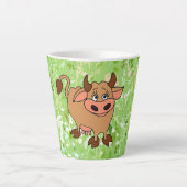 Komische Kuh Latte Mok (Voorkant)