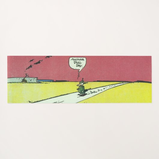 komische kunst Yoga Mat (Achterkant (horizontaal))