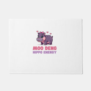 Komische MOO DENG HIPPO ENERGIE Dierenvriend Hippo Deurmat