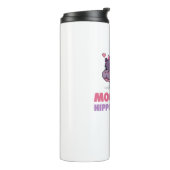 Komische MOO DENG HIPPO ENERGIE Dierenvriend Hippo Thermosbeker (Gedraaid links)