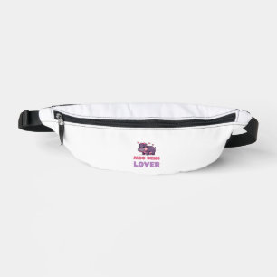Komische MOO DENG LOVER Wild One Retro Gamer Hippo Heuptasje