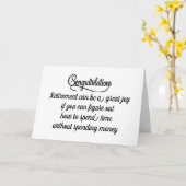 KOMISCHE * PENSIOEN * SENTIMENTEN KAART (Gele Bloem)