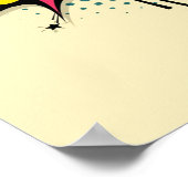 komische pop poster (Hoek)