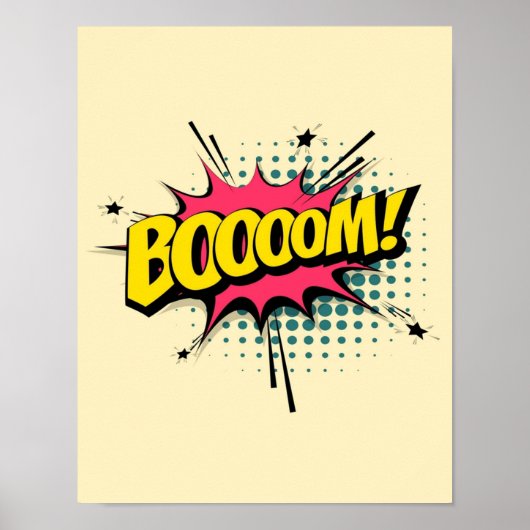 komische pop poster (Voorkant)