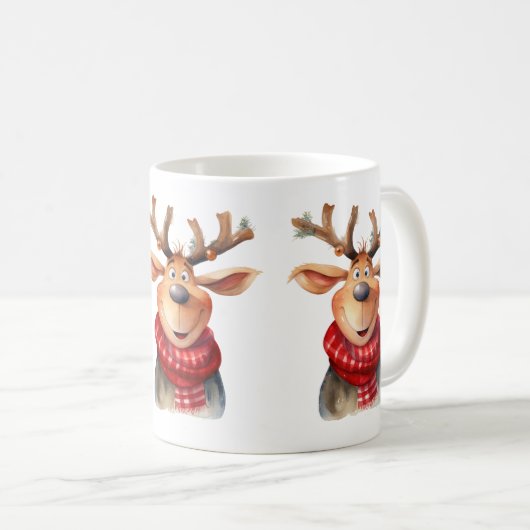 Komische rendieren Mok (Voorkant rechts)