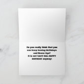 **KOMISCHE SCHILDPAD** ZEGT DAT JE NOOIT OUDER WOR KAART (Binnen)