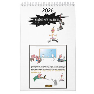 Komische weg naar een krachtige waarheidskalender kalender