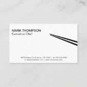 Komkomkommer Bowl | Eetstokjes Visitekaartje (Achterkant)