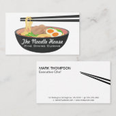 Komkomkommer Bowl | Eetstokjes Visitekaartje (Voorkant / Achterkant)