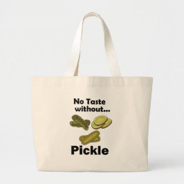 Komkommer Augurken Geen Smaak Zonder Augurk Grote Tote Bag