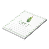 komkommer big dill Time Capsule Bericht Notitieblok (Linkerzijde)