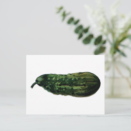 komkommer  briefkaart (Staand voorkant)