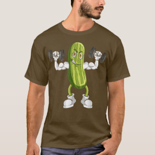 Komkommer, buikbouw fitness, gym gear workout Ve T-shirt