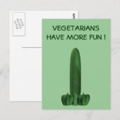 Komkommer en paprika's briefkaart (Voorkant / Achterkant)