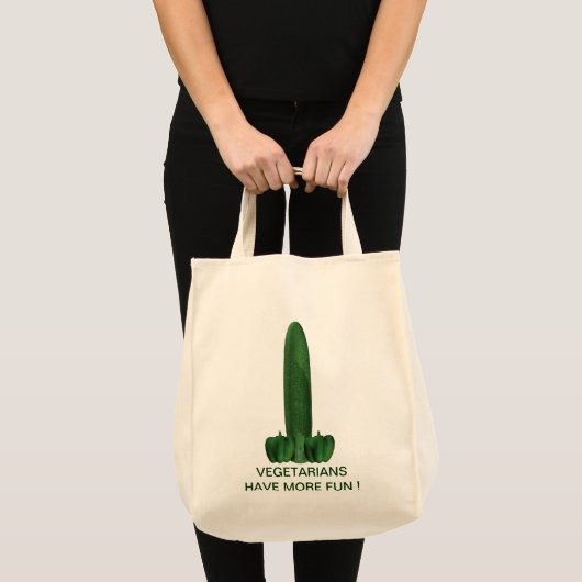 Komkommer en paprika's tote bag (Voorkant (product))
