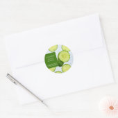 Komkommer Gezichtsmasker Label (Envelop)