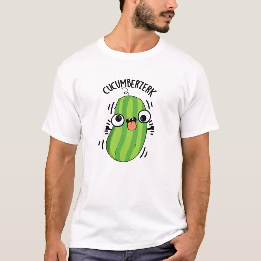 Komkommer Grappig Berzerk Komkommer Pun T-shirt (Voorkant)