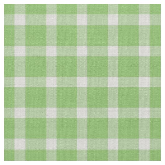Komkommer Groen en wit geruit geruit gingham Stof (Close Up)