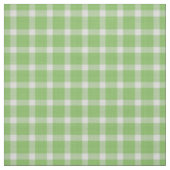 Komkommer Groen en wit geruit geruit gingham Stof (Swatch)